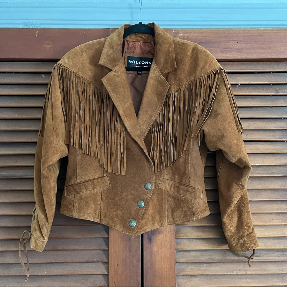 Wilson’s Leather Fringe Jacket